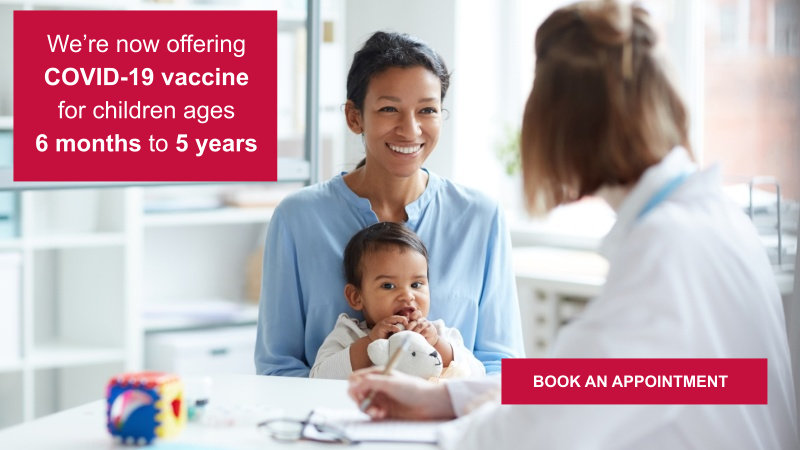COVID-19 vaccine for children ages6 months to 5 years